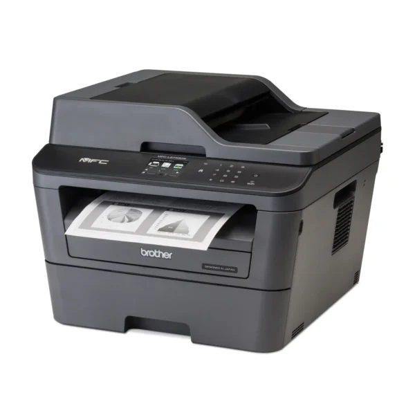 ⁦طابعة براذر متعددة المهام Brother All-In-One Mono Laser Printer MFC-L2740DW⁩ - الصورة ⁦2⁩